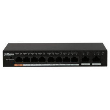 Коммутатор DH-PFS3010-8ET-96 8х100Мбит 8PoE неуправляемый Dahua 1084912