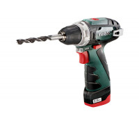 Винтоверт аккумуляторный PowerMaxx BS 12В 1х2.0 патрон сумка Metabo 600079500