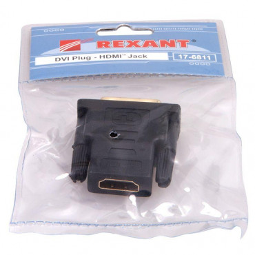 Переходник штекер DVI-I - гнездо HDMI Rexant 17-6811