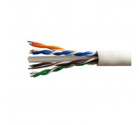 Кабель витая пара U/UTP кат.6 4х2х23AWG solid CU PVC Six сер. (м) SUPRLAN 01-0316-1