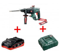 Перфоратор аккумуляторный KHA 18 LTX 1х3.5Ач LiHD+ЗУ ASC55 Metabo T03320