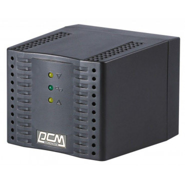 Стабилизатор напряжения TCA-1200 600Вт 1200В.А черн. POWERCOM 802506