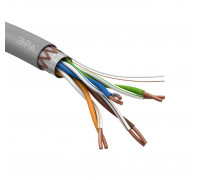 Кабель витая пара SF/UTP 4х2х24 AWG Cat5e CU PVC (уп.305м) ЭРА Б0044691