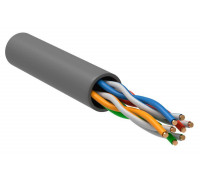 Кабель витая пара U/UTP кат.5 4х2х24AWG solid CCA PVC GENERICA сер. (м) ITK BC1-C504-111-305-G