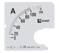 Шкала сменная для A721 100/5А-1.5 PROxima EKF s-a721-100